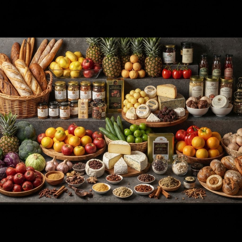 Curated gourmet groceries